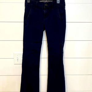 American Eagle kick boot pants- Navy